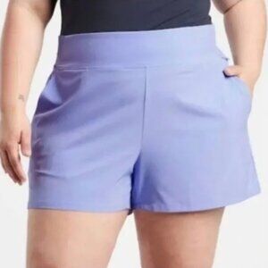 ATHLETA Brooklyn Short Victorian Periwinkle Violet Size 18 NWT